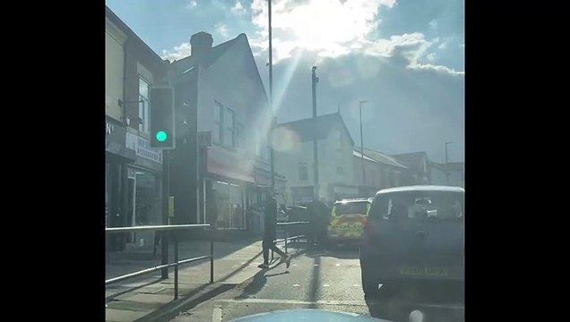 Video captures heavy South Yorkshire Police presence on Staniforth Road, Sheffield