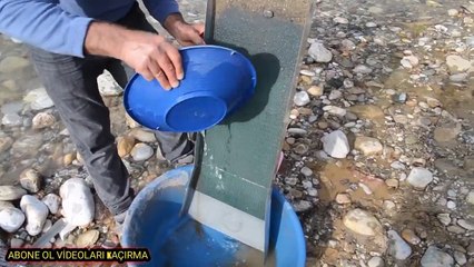 Our Gold Released in Half an Hour. It Has A Great Gold Reserve. How to find gold in a stream_Gold in a stream