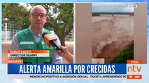 Searpi emitió alerta amarilla por crecidas de ríos