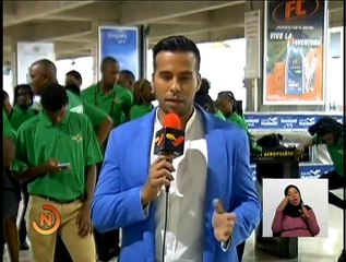 Arriban a Venezuela 88 personas como parte de la delegación de Dominica para los V Juegos del ALBA