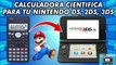 CALCULADORA CIENTIFICA PARA NINTENDO DS, 2DS, 3DS FUNCIONAL R4, TWiLight Menu++ APLICACIONES