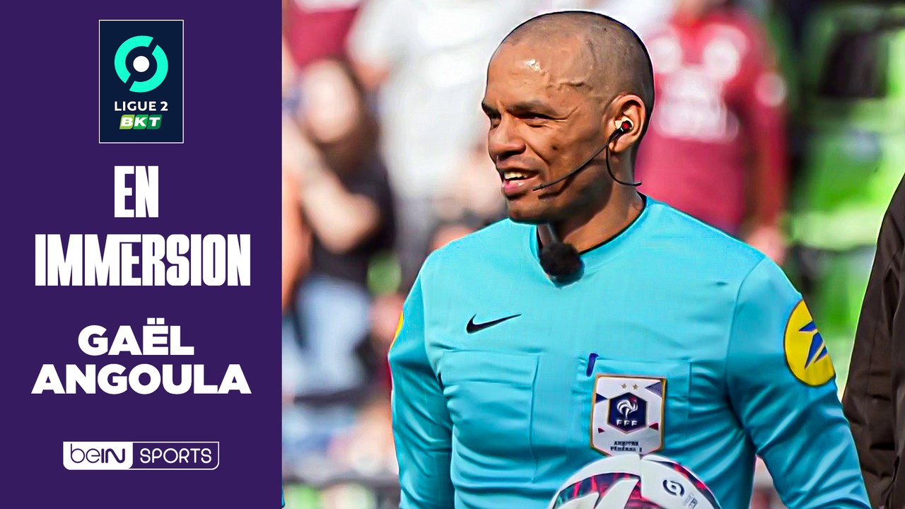 En Immersion avec Gaël Angoula, arbitre de Metz-Bordeaux équipé d'un ...