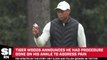 Tiger Woods Announces He Had Surgery