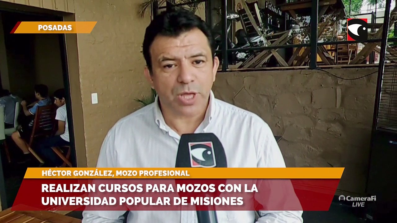 Posadas | Realizan cursos para mozos con la Universidad Popular de Misiones