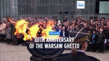 Warsaw Ghetto Uprising commemorated on 80th anniversary