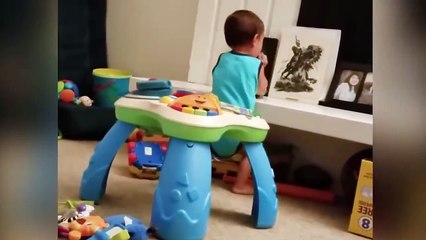 Funny Baby Trying to Help Mommy in Housework - Fun and Fails Baby Video