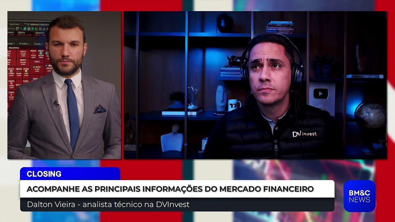 ANÁLISE GRÁFICA E MOVIMENTOS DO FECHAMENTO DO MERCADO  | ÍNTEGRA DALTON VIEIRA