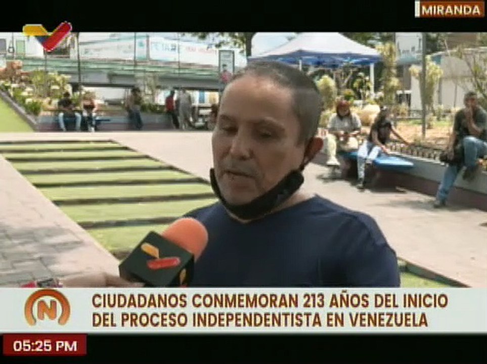 Mirandinos conmemoran 213 años del inicio del proceso Independentista en Venezuela