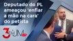 Parlamentar questiona facada em Bolsonaro e Eduardo parte para cima