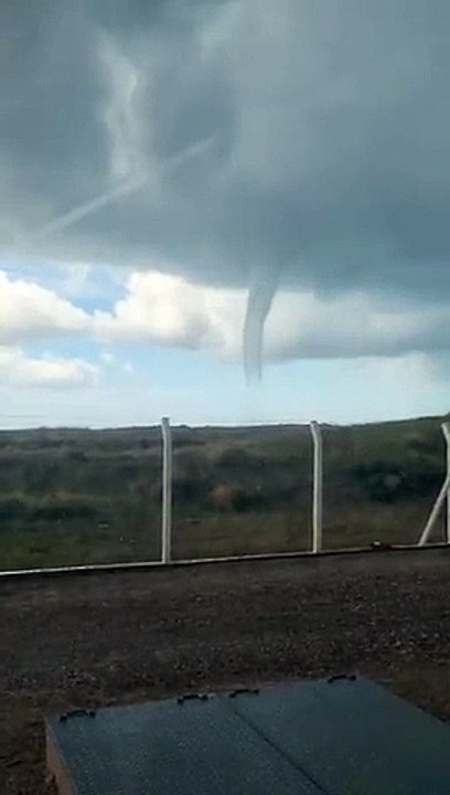 Tromba marina en Necochea