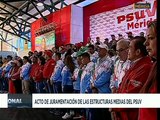 Realizan juramentación de las Estructuras Medias del PSUV en el estado Mérida