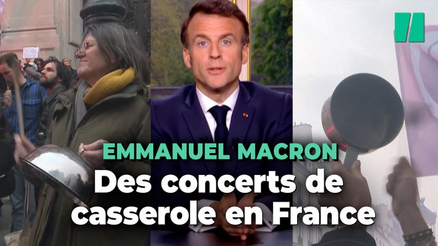 Pendant l’allocution de Macron, des « concerts de casserole » un peu partout en France