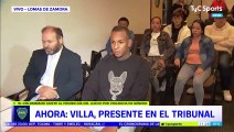 Sebastián Villa en Tribunales
