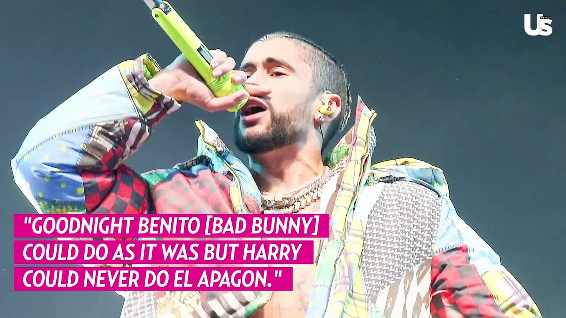 ⁣Bad Bunny Shades Harry Styles At Coachella?