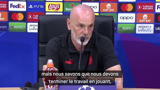 Milan - Pioli : Terminer le travail en jouant un match de très haut niveau