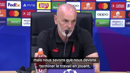 Milan - Pioli : "Terminer le travail en jouant un match de très haut niveau"