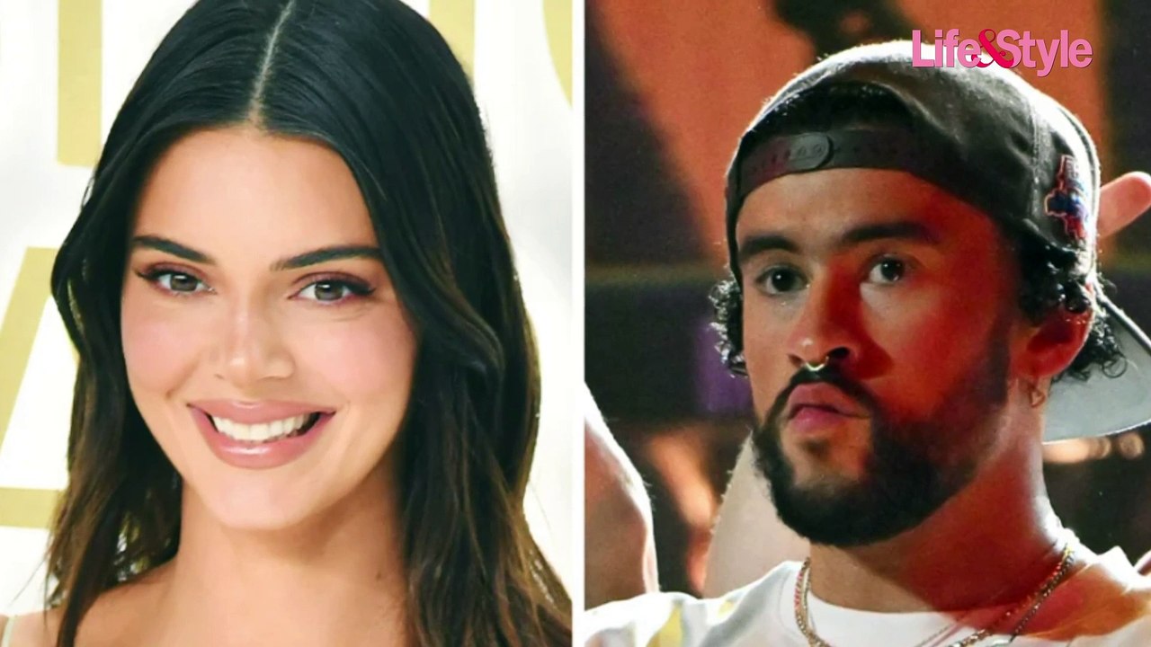 Kendall Jenner & Bad Bunny Celebrity Double Dat...