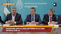 Argentina será el país anfitrión de la Copa Mundial Sub-20