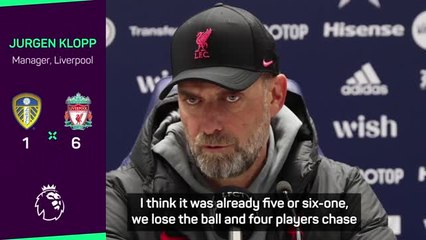 Klopp hails Leeds win as 'best performance of the season