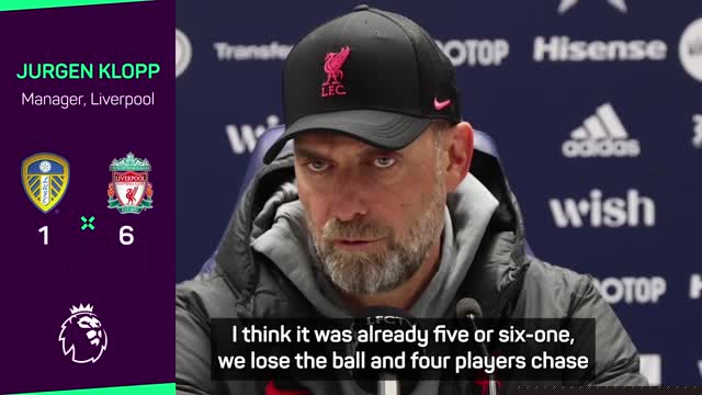 Klopp hails Leeds win as "best performance of the season"