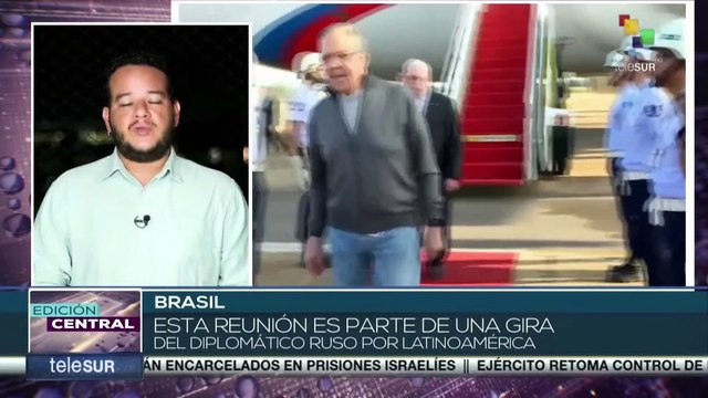 Canciller ruso Serguéi Lavrov sostuvo encuentro con el presidente Lula da Silva en capital brasileña