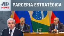 Chanceler russo vem ao Brasil para também reforçar o comércio; Favalli analisa