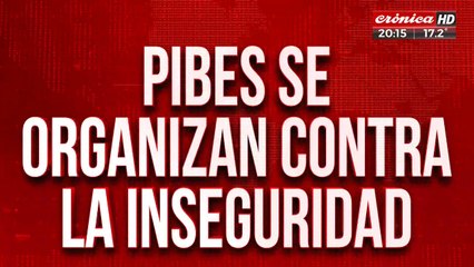 Pibes universitarios se organizan contra la inseguridad
