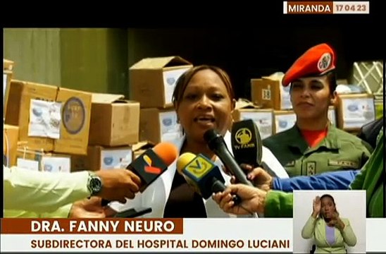 Entregan más de 450 mil insumos médicos en 18 hospitales de la Gran Caracas