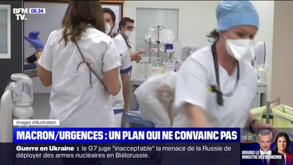 "Désengorger" les urgences d'ici fin 2024: la promesse d'Emmanuel Macron qui ne convainc pas