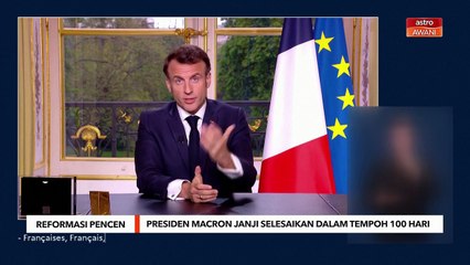 Presiden Perancis janji selesai isu pekerja dalam 100 hari