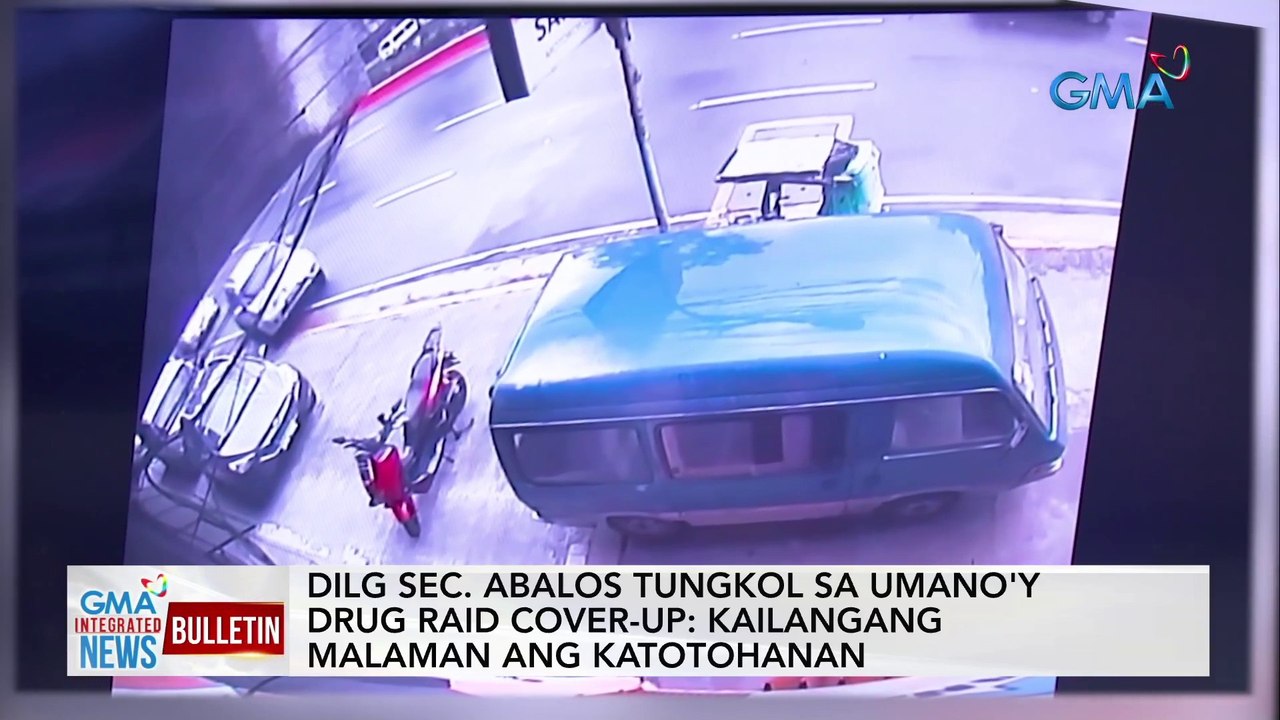 DILG Sec. Abalos tungkol sa umano'y drug raid cover-up: Kailangang malaman ang katotohanan | GMA Integrated News Bulletin