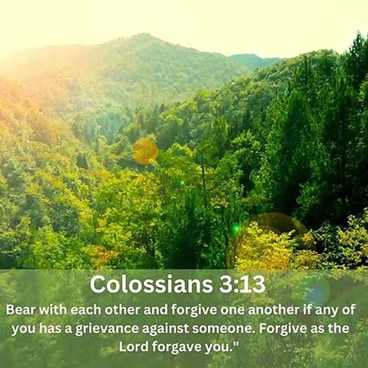 Daily Wisdom: Bearing With Each Other: Learning To Forgive Like Jesus-Colossians 3:13
