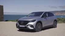 The new Mercedes-Benz EQE 350 4MATIC SUV Exterior Design in high-tech silver