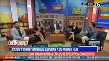 Filtran supuesto ultrasonido del bebé de Christian Nodal y Cazzu