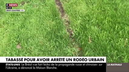 A Brest, un jeune habitant de 30 ans qui tente de faire cesser un rodéo urbain poignardé et frappé avec une batte de base-ball : Il raconte