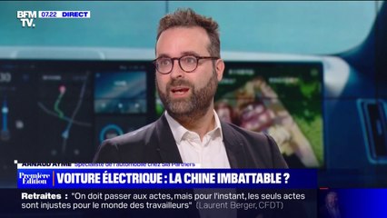Voiture électrique: "Les constructeurs chinois ont pu investir directement dans les mines de production" pour les batteries, explique Arnaud Aymé, spécialiste de l'automobile