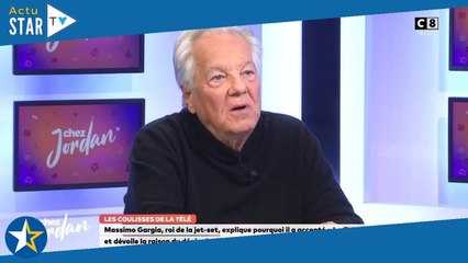 "Je suis sous tranquillisant" : la triste révélation de Massimo Gargia sur son âge