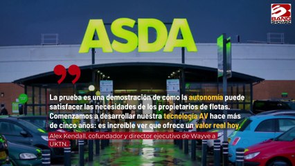 Asda prueba la entrega de comestibles sin conductor