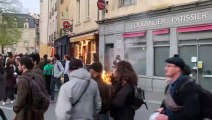 Réforme des retraites : des centaines de manifestants défilent à Rennes après l'allocution d'Emmanuel Macron