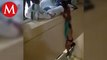 Enfermeros del IMSS salvan a paciente de inminente caída y el VIDEO sorprende a internautas