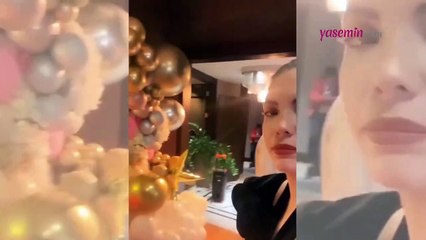 Eda Ece'nin set halleri! Yasak Elma setinden keyifli anlar