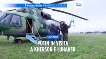 Ucraina: il presidente russo Putin visita una base militare vicino Kherson