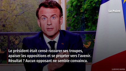 « Rien à dire aux Français », « vœux pieux »… Macron étrillé par le corps politique