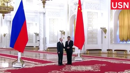Putin meets with China's defense minister in Moscow video