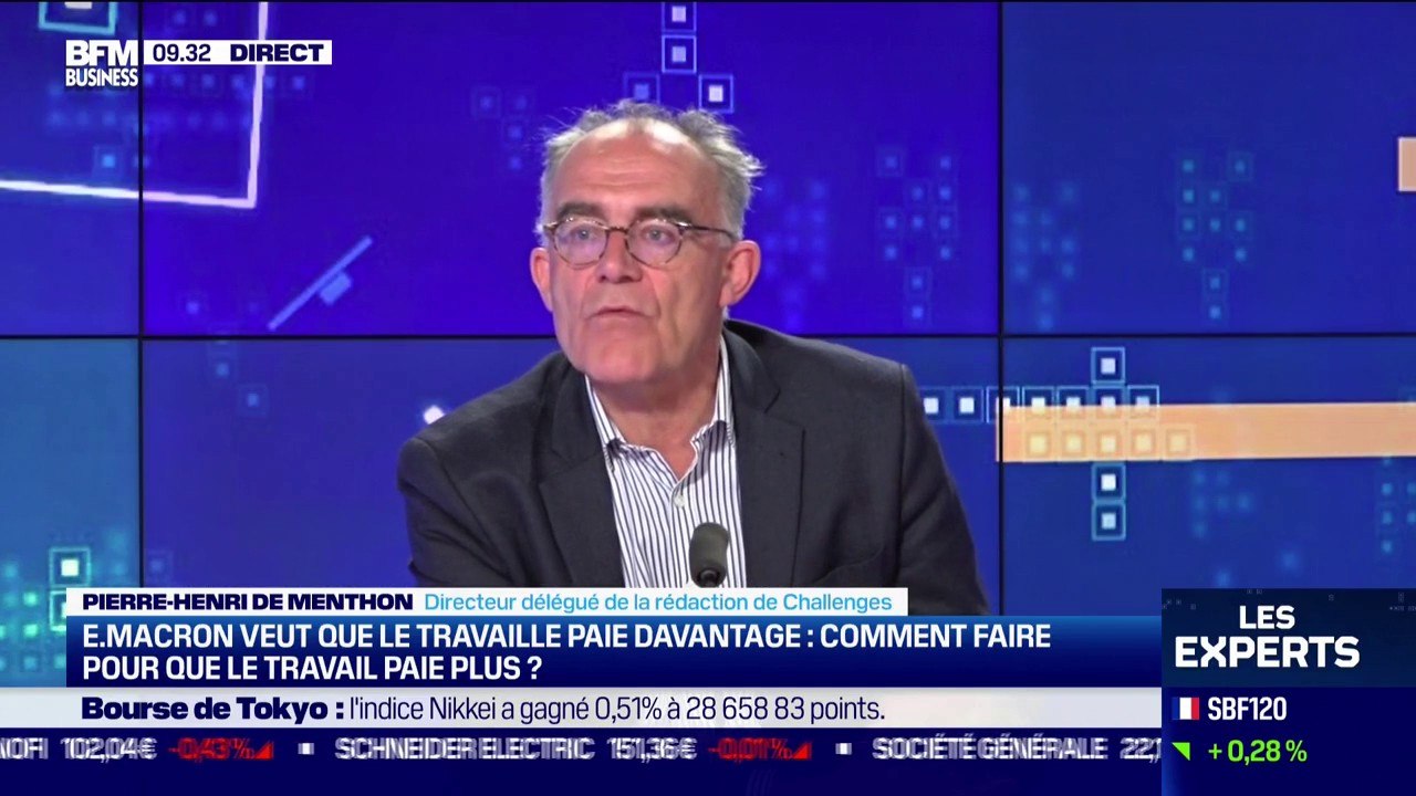 Pierre-Henri de Menthon: "la hausse des salaires ne correspond pas à la hausse de l'inflation"
