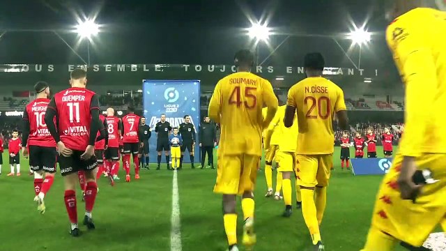 2022-2023 J17-EN AVANT GUINGAMP - QUEVILLY ROUEN METROPOLE (0 - 2) - Résumé - (EAG - QRM) 2022-2023