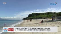 Kalidad ng tubig sa 26 water sampling stations sa Puerto Galera, bagsak sa guidelines ng DENR | GMA Integrated News Bulletin