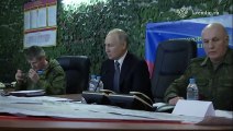 Putin visita por sorpresa Jersón y Lugansk para evaluar la situación con altos cargos