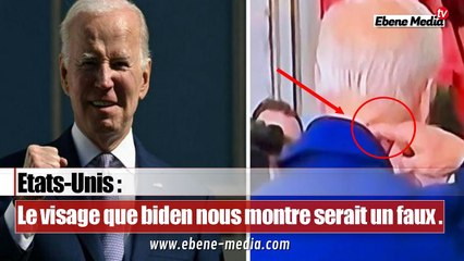 Mystère autour de Joe Biden : Son visage serait un masque ? 🤔