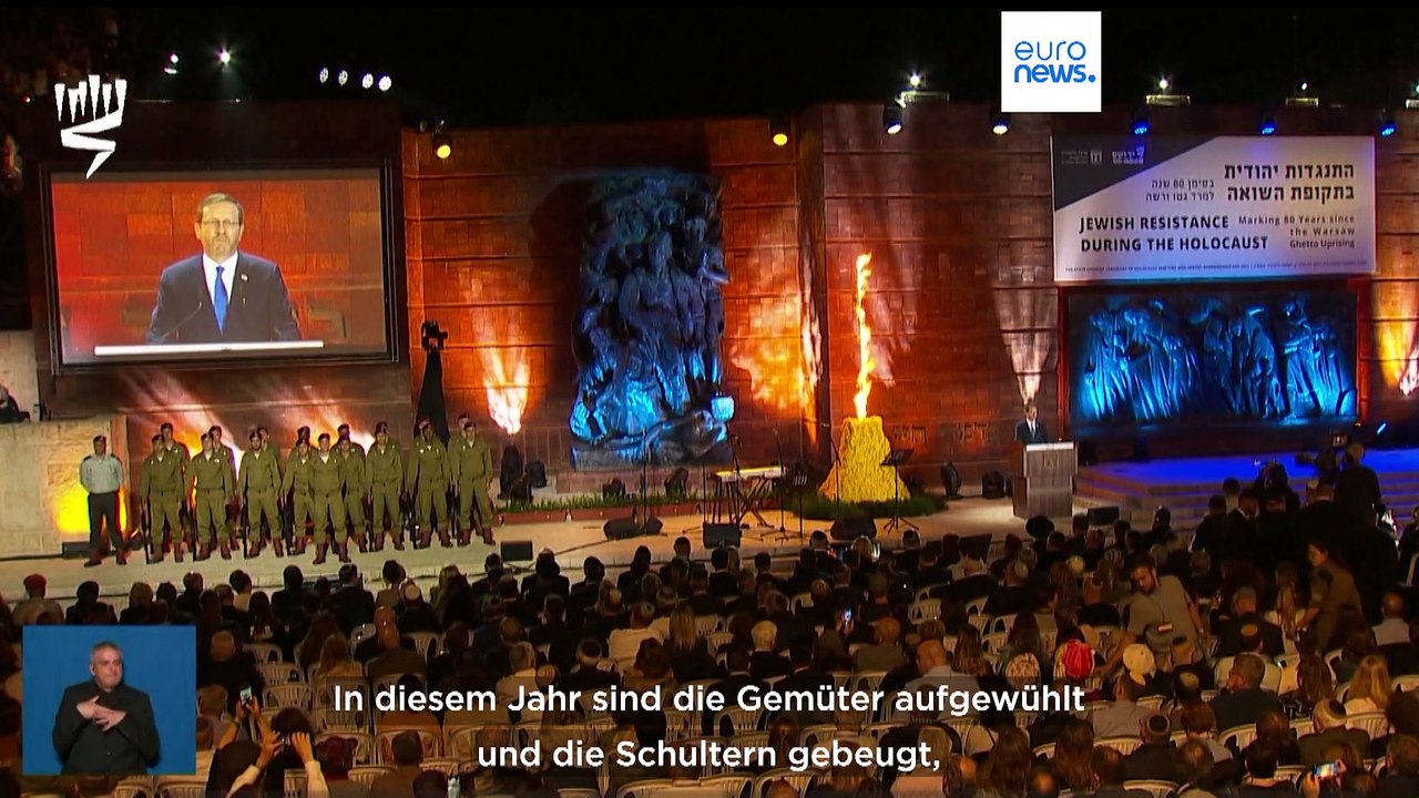 Mit Appell zur Einheit und ungewöhnlichem Besuch: Israel begeht Holocaust-Gedenktag